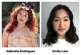 Art Managers Gabriela Rodriguez and Emily Lam