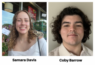 Buttery Managers Samara Davis and Coby Barrow